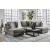 O'Phannon Polyester Fabric Sectional w/Right Chaise