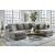 O'Phannon Polyester Fabric Sectional w/Right Chaise