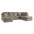 O'Phannon Polyester Fabric Sectional w/Right Chaise