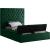 Bliss Velvet Twin Size Bed