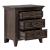 Paradise Valley Wood Nightstand w/Charging Station & 3 Drawers