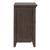 Paradise Valley Wood Bedside Chest w/Charging Station & 2 Doors