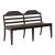 Paradise Valley Wood Ladder Back Bench