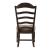 Paradise Valley Leatherette/Wood Ladder Back Side Chair