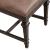 Paradise Valley Round Wood Extendable Dining Set | Saddle Brown