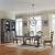 Paradise Valley Trestle Dining Room Set | Saddle Brown Oak