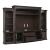 Paradise Valley Wood Entertainment Center w/Piers & 2 Drawers & 2 Doors