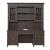 Paradise Valley Wood/Glass Executive Credenza & Hutch w/7 Drawers & 2 Doors