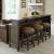 Paradise Valley Console Bar Set | Saddle Brown & Power