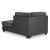 Brixley Pier Fabric/Faux Leather Left 2-Piece Sectional w/Chaise