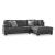 Brixley Pier Fabric/Faux Leather Right 2-Piece Sectional w/Chaise