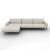 Le Marais Fabric Sofa w/Left Hand Chaise Facing