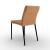 Carmen Large Fabric/Metal Customizable Upholstered Dining Chair