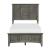 Garcia Wood/Wood Veneer Panel Bed, Twin Size