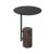 Butler Round Steel/Marble End Table