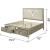 Samantha Fabric Upholstered King Size Bed