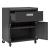 Fortress Textured Metal 31.5-inch Garage Mobile Cabinet w/1 Full Extension Drawer & 2 Adjustable Shelves