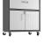 Fortress Textured Metal 31.5-inch Garage Mobile Cabinet w/1 Full Extension Drawer & 2 Adjustable Shelves