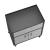 Fortress Textured Metal 31.5-inch Garage Mobile Cabinet w/1 Full Extension Drawer & 2 Adjustable Shelves