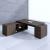 Mito Executive Desk w/Managerial Side Storage, Pedestal & Gloss Panel
