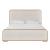 Nomad Fabric/Wood Panel Bed, King Size 