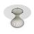 Vortex Metal/Glass Round Dining Table