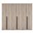 Lee Freestanding 3-Piece Wardrobe Closet 2.0 w/1 Hanging Rod, 1 Shelf & 2 Drawers 