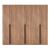 Lee Freestanding 3-Piece Wardrobe Closet 3.0 w/1 Hanging Rod, 3 Shoe Shelves & 1 Basic Shelf 