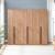 Lee Freestanding 3-Piece Wardrobe Closet 3.0 w/1 Hanging Rod, 3 Shoe Shelves & 1 Basic Shelf 