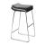 Wedge Leatherette Barstool