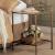Sydney Metal/Glass Nightstand w/2 Shelves
