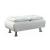 Dilleston Leatherette Storage Ottoman with Removable Trays