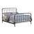 Livingston Panel Metal Bed, California King Size