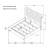 Devon Fabric Button Tufted Bed, Eastern King Size