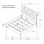 Devon Fabric Button Tufted Bed, California King Size