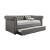 Kepner Tufted Fabric Daybed with Trundle
