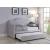 Elmore Leatherette Twin Daybed with Trundle