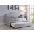 Elmore Leatherette Twin Daybed with Trundle