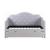 Elmore Leatherette Twin Daybed with Trundle