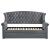 Scarlett Fabric Tufted Twin Daybed with Trundle