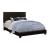 Dorian Leatherette Upholstered Panel Bed, Eastern King Size