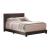 Dorian Leatherette Upholstered Panel Bed, Queen Size