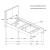 Dorian Leatherette Upholstered Panel Bed, Twin Size