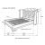 Barzini Fabric Wingback Tufted Panel Bed