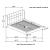 Carrington Fabric Button Tufted Bed, Full Size