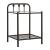 Livingston Metal/Glass Nightstand w/Drawer