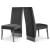 Porsha Velvet Dining Chair with Chrome Metal Legs