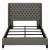 Bancroft Fabric Demi-wing Bed, Full Size