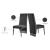 Porsha Velvet Dining Chair with Chrome Metal Legs