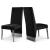 Porsha Velvet Dining Chair with Chrome Metal Legs